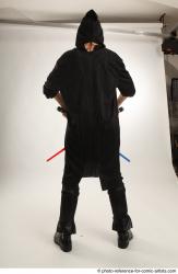 ANGELIA STANDING POSE WITH LIGHTSABERS